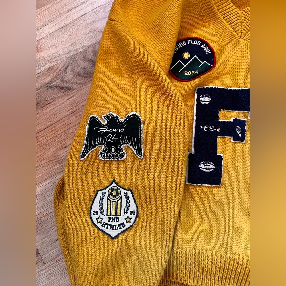 Found Patchwork Sweater - image 2